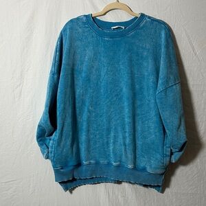 Zenana Outfitters Turquoise Knit Top